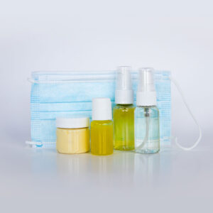 5 products included in covid and flu care gift set
