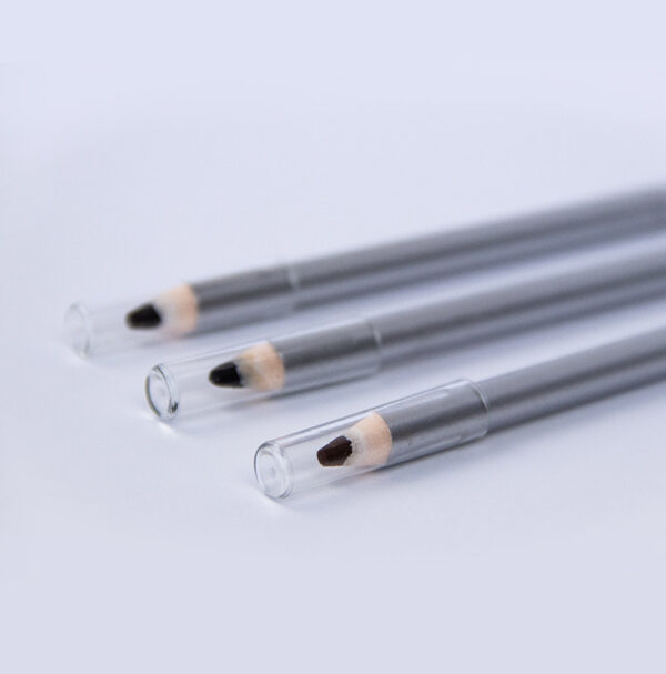 eyeliner pencils in 3 colors